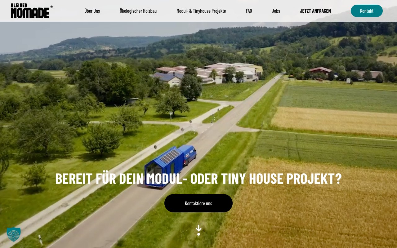 Website-Referenz kleinernomade.de