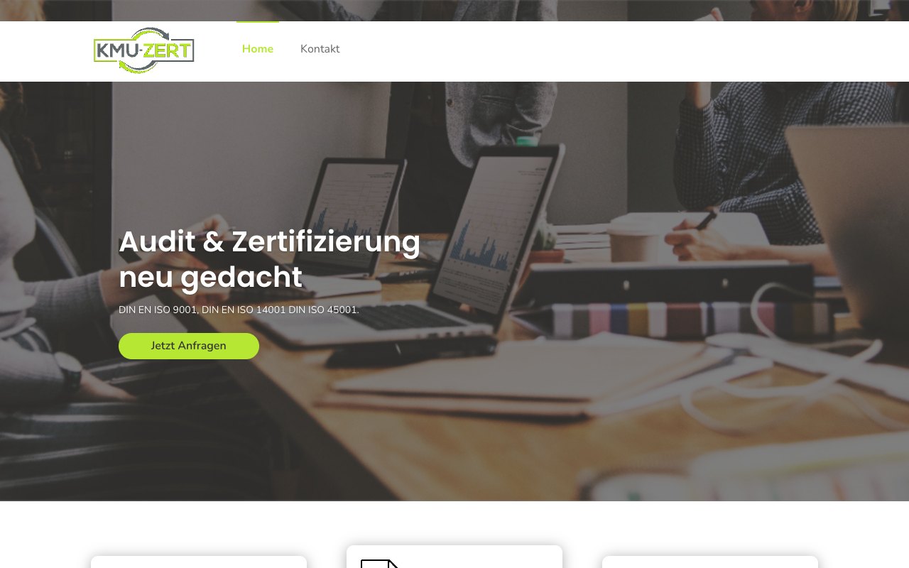 Website-Referenz kmuzert.de