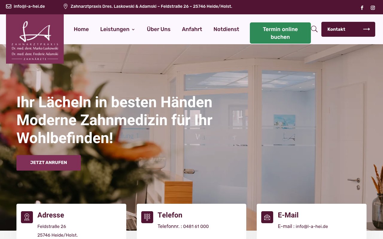 Website-Referenz l-a-hei.de