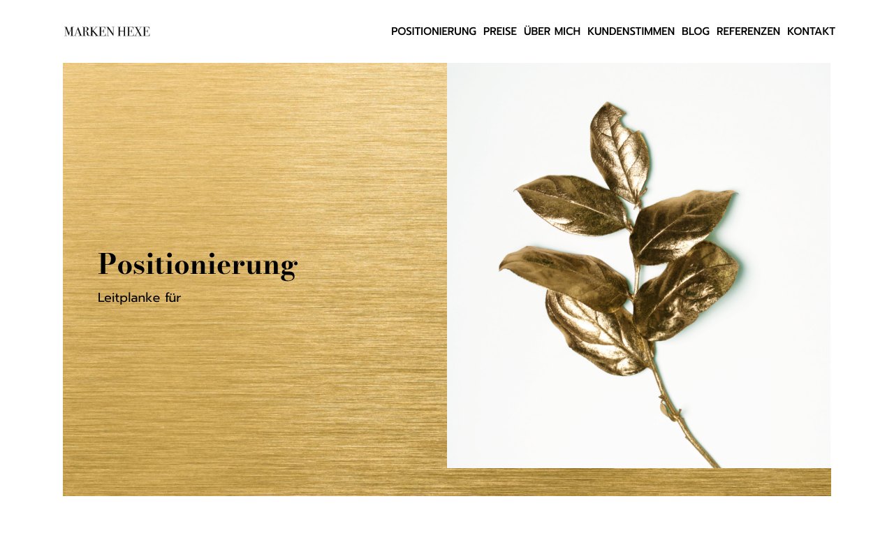Website-Referenz markenhexe.de