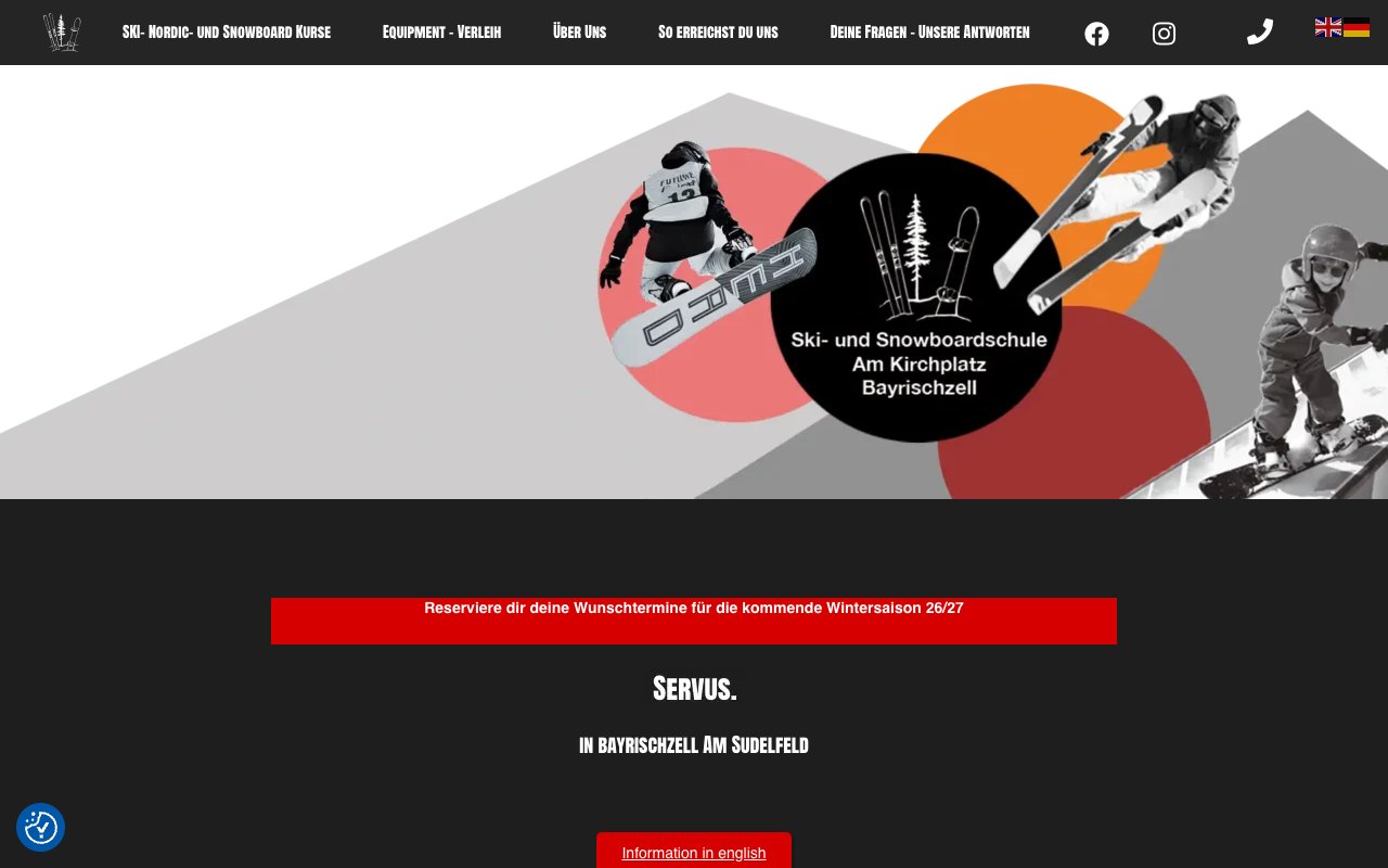 Website-Referenz ski-und-snowboardschule-bayrischzell.de